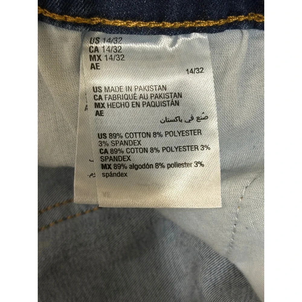 On 34th Women's Flare Leg High Rise Dark Wash Denim Jeans Size 14/32 NEW